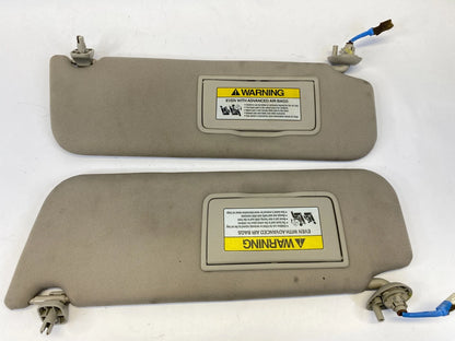 11-17 HONDA ODYSSEY W SUNROOF LEFT & RIGHT SUN VISOR SUNVISOR SET W/ LIGHT OEM