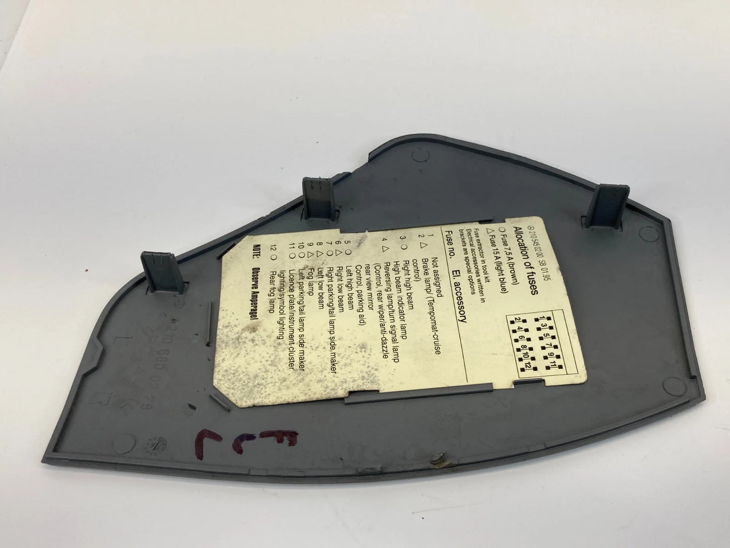 1998-2002 MERCEDES-BENZ E430 DASH PANEL LEFT SIDE COVER BEZEL TRIM 210-680-07-78