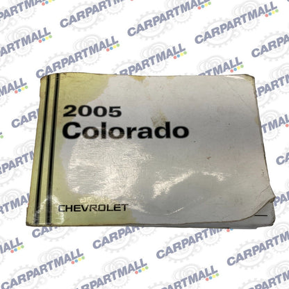 2005 05 Chevy Chevrolet Colorado Owner's Manual Guide Reference Book OEM