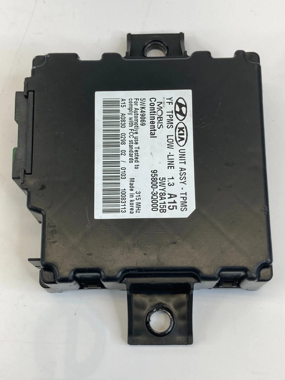 11-14 HYUNDAI SONATA TPMS TIRE PRESSURE MONITOR CONTROL MODULE 95800-3Q000 OEM