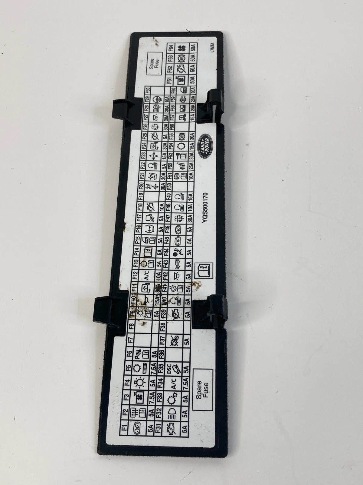 03-05 RANGE ROVER SPORT DASH RIGHT FUSE INTERIOR PANEL COVER TRIM LID YQS500170