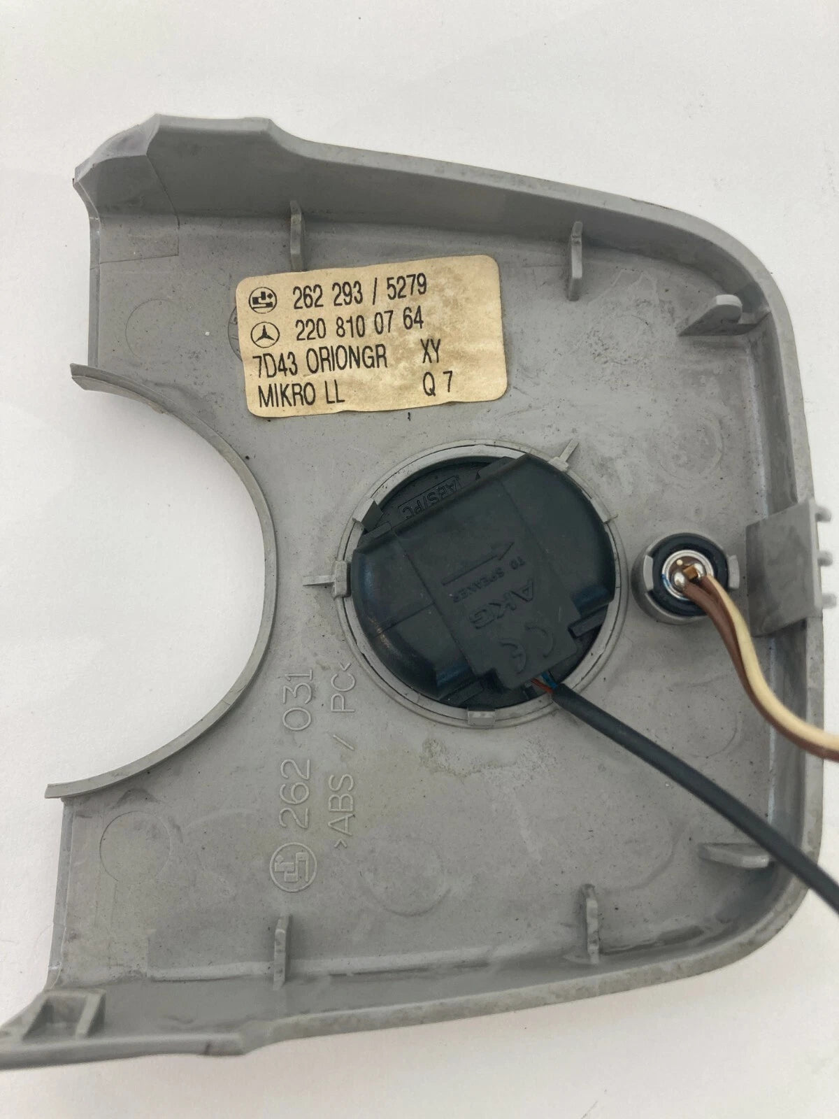 00-06 MERCEDES-BENZ S500 REAR VIEW MIRROR COVER WITH MICROPHONE OEM 2208100764