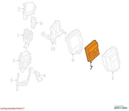 2013-2019 NISSAN PATHFINDER 3.5L IPDM POWER MODULE FUSE BOX 284B7-3JV0D OEM