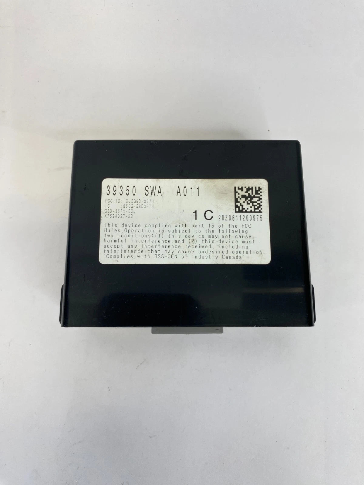 2007-2009 HONDA CR-V CRV TIRE PRESSURE MONITOR CONTROL MODULE 39350-SWA-A011