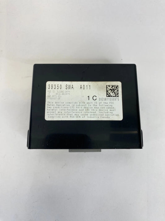 2007-2009 HONDA CR-V CRV TIRE PRESSURE MONITOR CONTROL MODULE 39350-SWA-A011