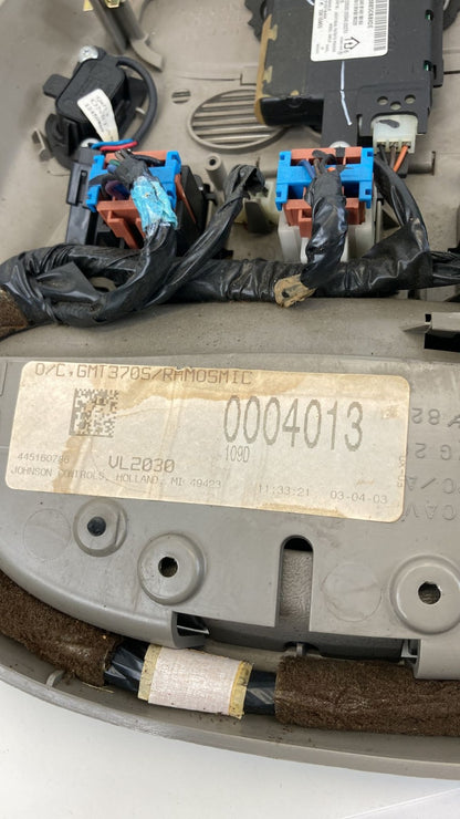 2002-2004 GMC Envoy XL Front Roof Overhead Console W/ Homelink 15015905 OEM