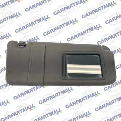 2007-2011 Toyota Camry w/o Sunroof Right Passenger Sun Visor Sunvisor Cloth Gray