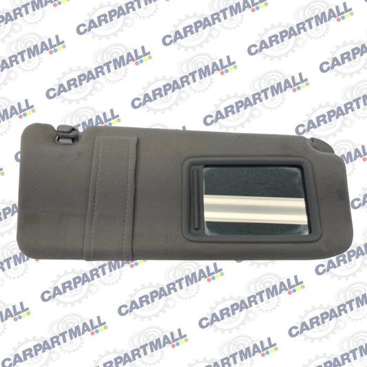 2007-2011 Toyota Camry w/o Sunroof Right Passenger Sun Visor Sunvisor Cloth Gray