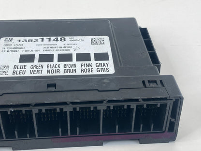 2015-2020 Chevrolet Trax Body Computer Control Module BCM BCU 13521148 OEM