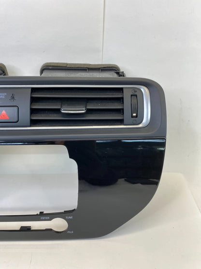 15-17 KIA RIO CENTER DASH RADIO BEZEL A/C AIR VENT W/ HAZARD SWITCH 847401WBB0FH