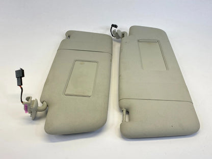 2012-2016 VW PASSAT ROOF SUNVISOR SUN VISOR SHADE PAIR SET LH & RH W/ MIRROR OEM