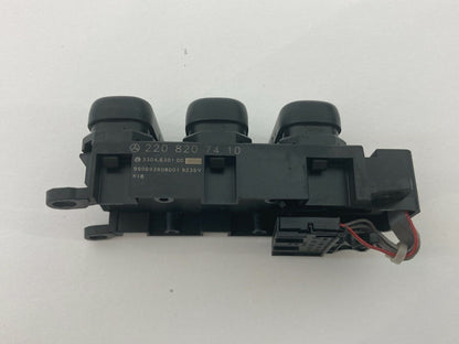 2000 2001 2002 Mercedes-Benz S500 Dash Control Switch Buttons 220-820-74-10 OEM