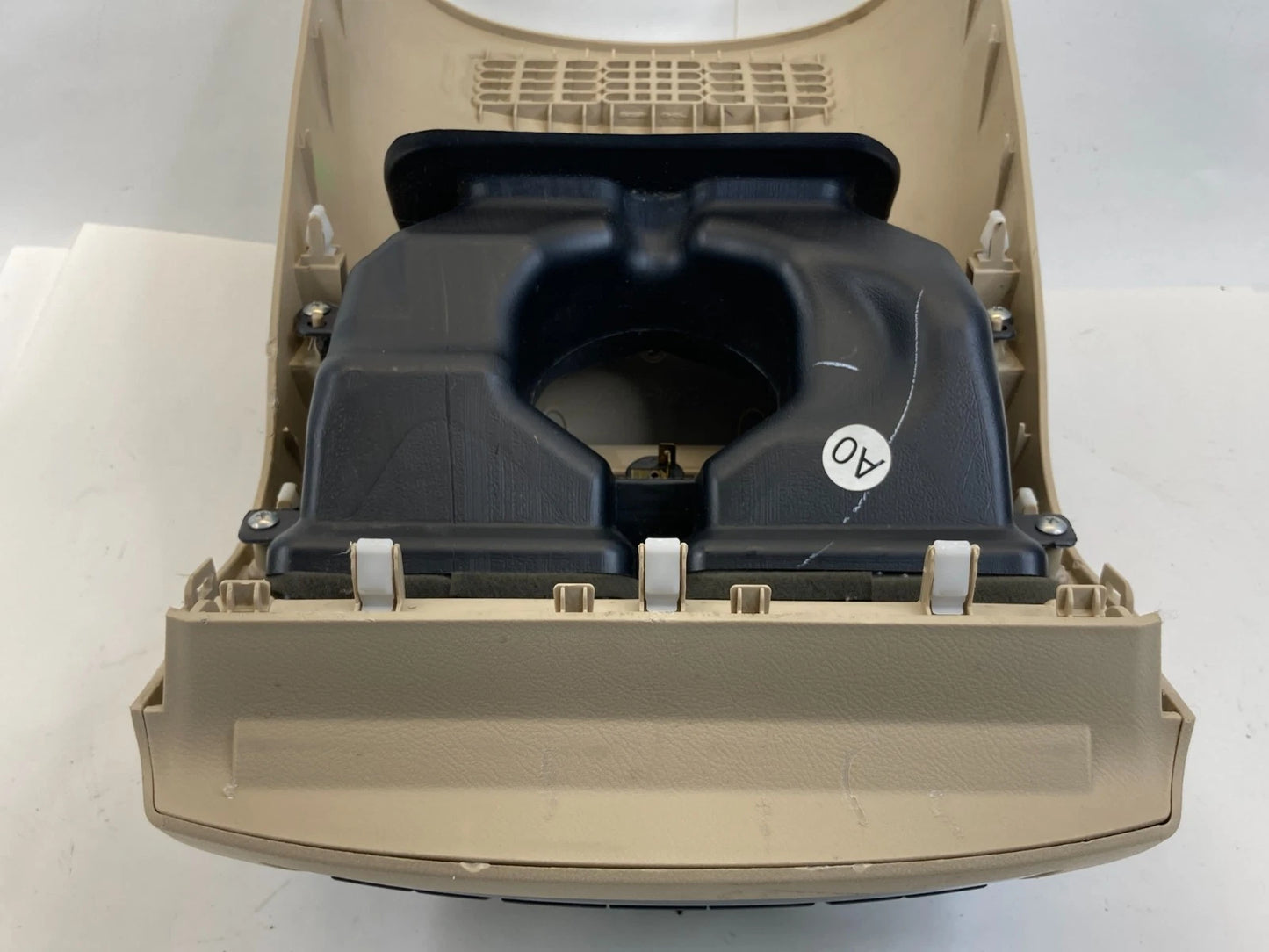 2007-2013 ACURA MDX REAR CENTER CONSOLE CLIMATE CONTROL A/C VENTS BEZEL OEM