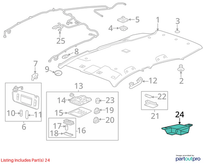 2012-2015 CHEVROLET CAPTIVA SPORT NAVIGATION COMPASS CONTROL MODULE OEM 20860277