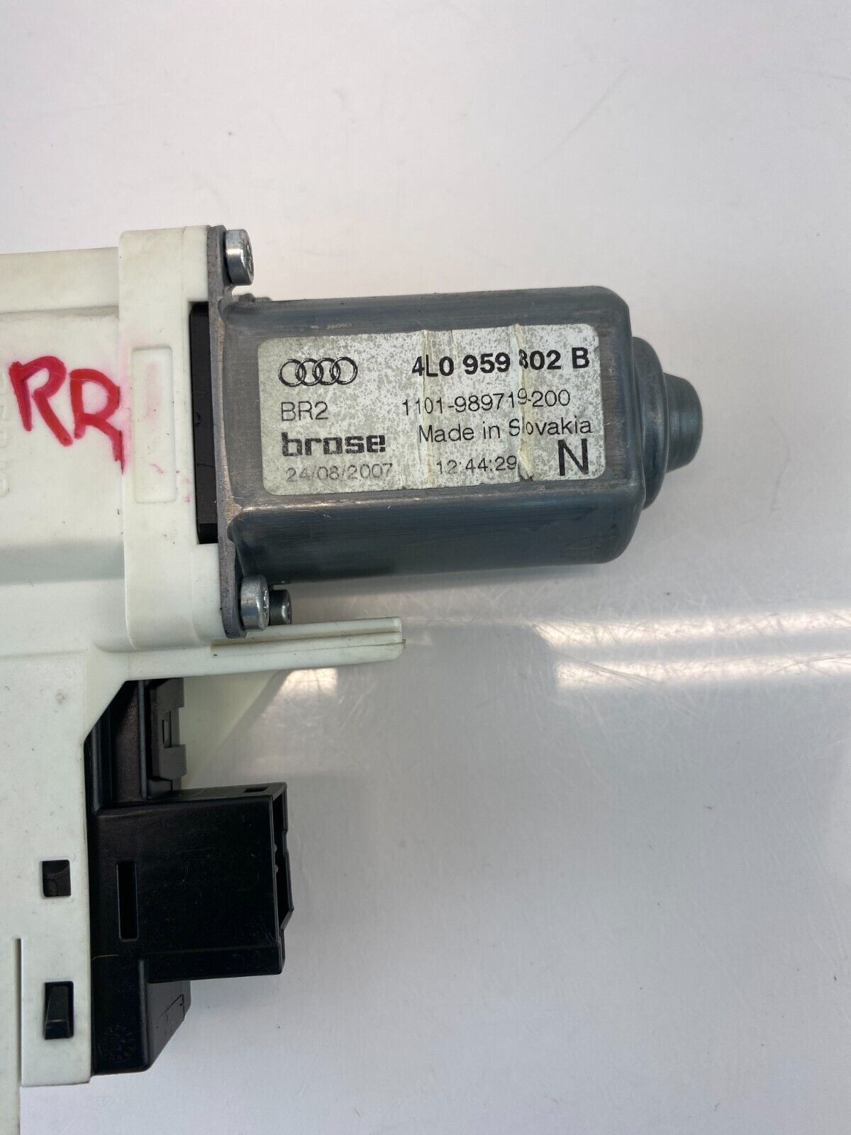 2007-2009 07-09 Audi Q7 Rear Right Back Side Door Power Window Motor OEM