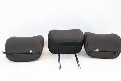 2010-2013 KIA SOUL REAR SEAT HEADREST SET OF 3 CLOTH BACK HEAD RESTS OEM FACTORY