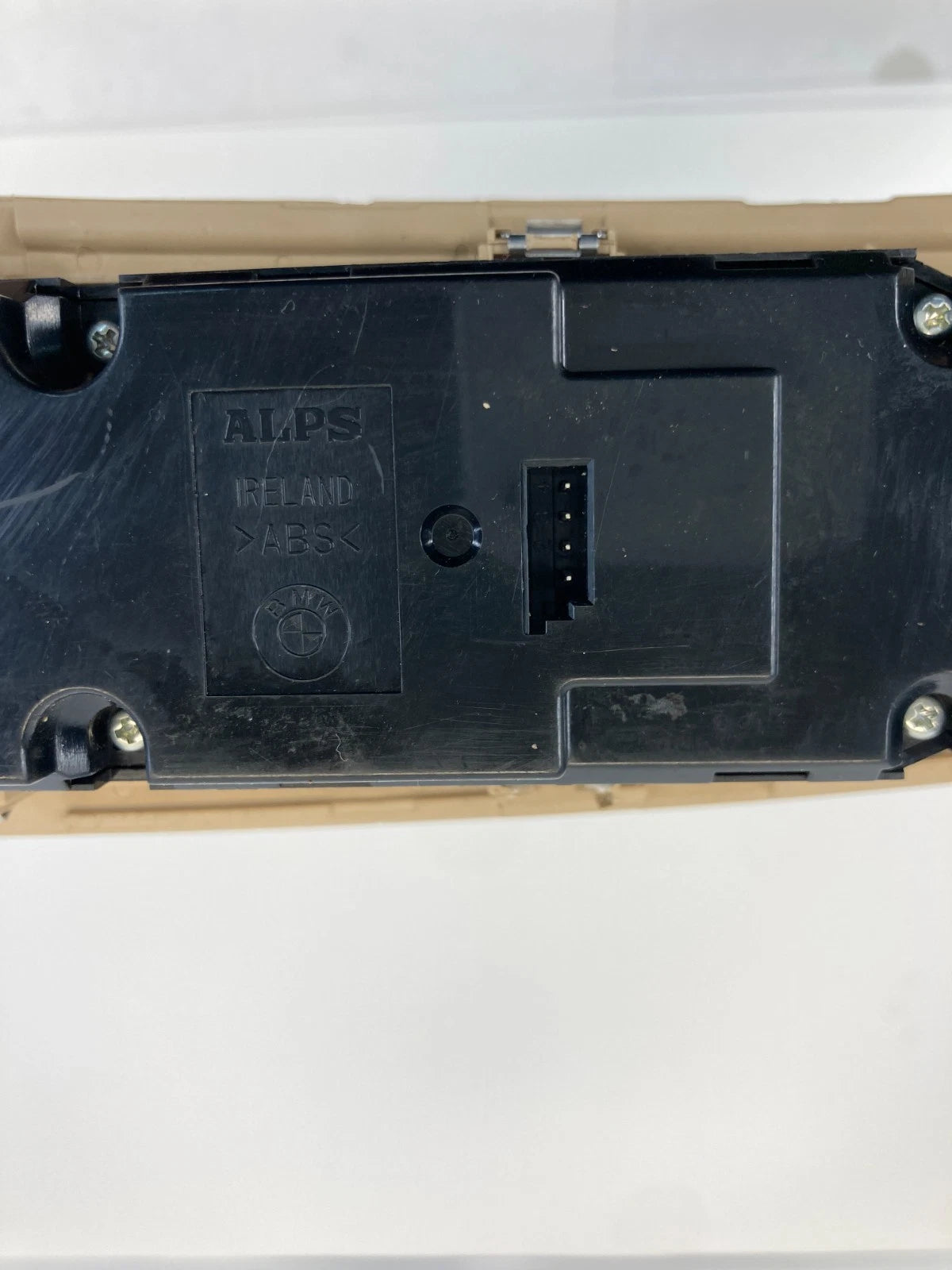 2004-2007 BMW E60 530I FRONT LEFT MASTER POWER WINDOW SWITCH BEIGE 6951905 OEM