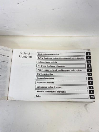 2005 05 NISSAN ARMADA OWNERS OWNER'S MANUAL OEM FACTORY