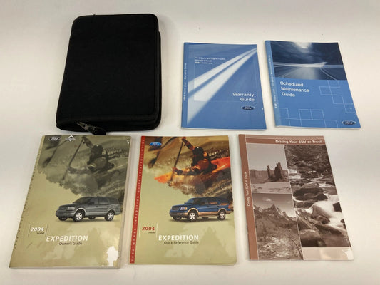 2004 FORD EXPEDITION OWNERS MANUAL REFERENCE GUIDE WARRANTY INFORMATION W/ CASE