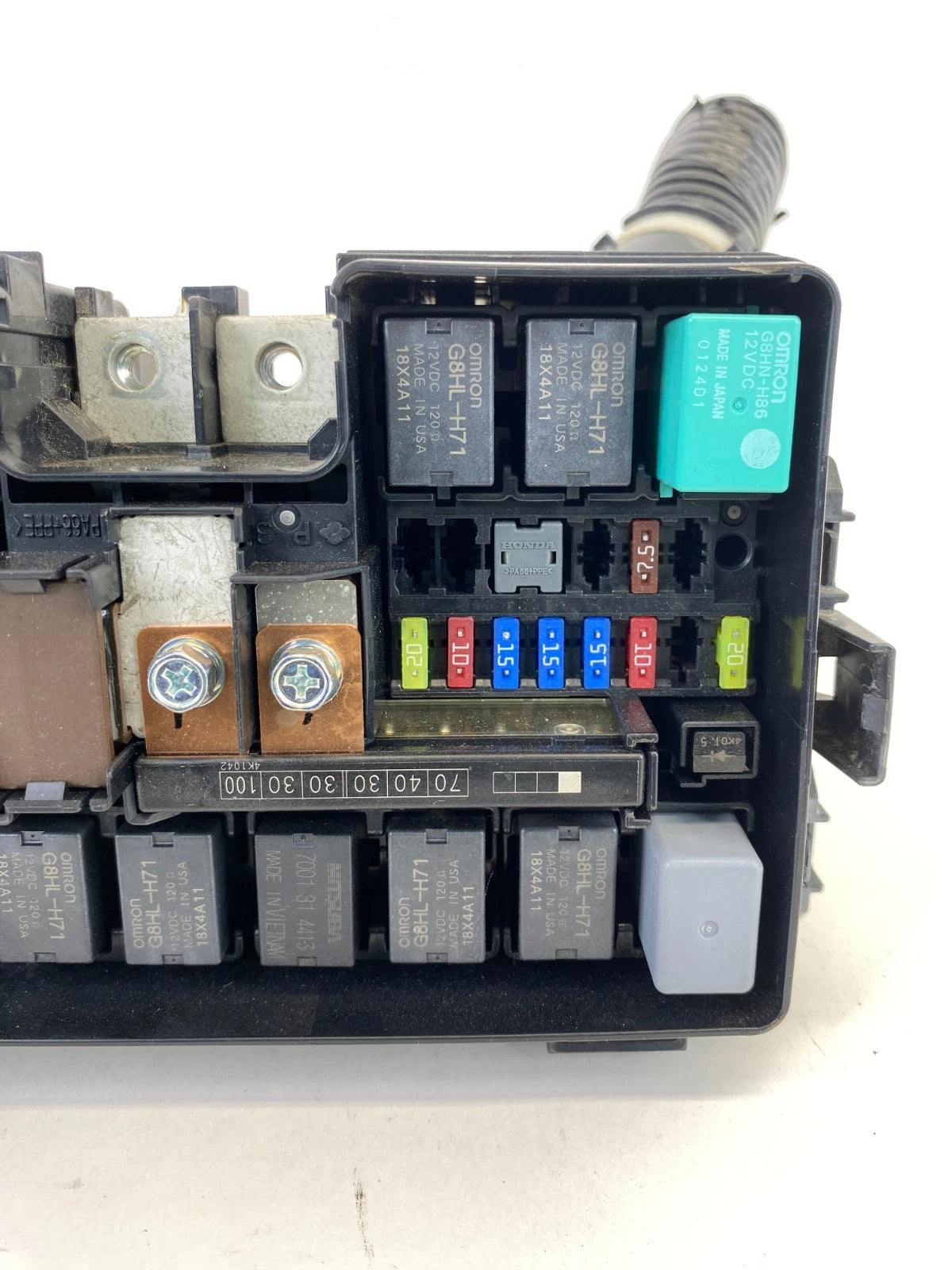 2012-2015 HONDA CIVIC COUPE 1.8L ENGINE COMPARTMENT FUSE RELAY BOX TR0-A012-A0