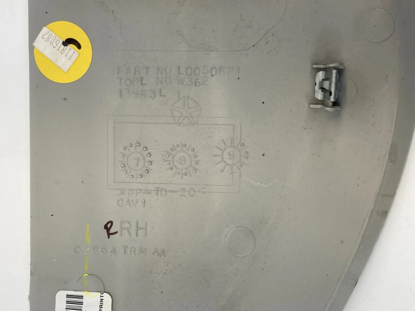 2008-2010 DODGE GRAND CARAVAN RIGHT SIDE DASH END CAP COVER TRIM 0ZS64ES3AA OEM