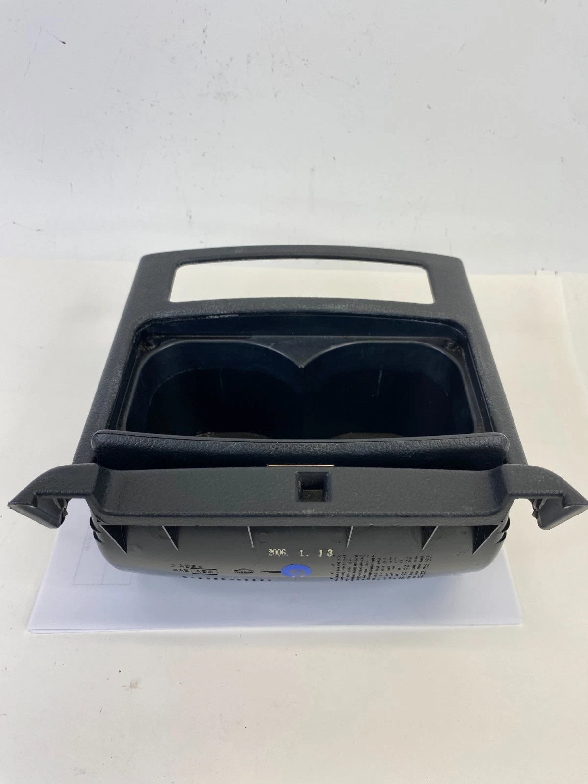 2006-2010 INFINITI M35 M45 CENTER CONSOLE DUAL CUP HOLDER BLACK 68430-EH100 OEM