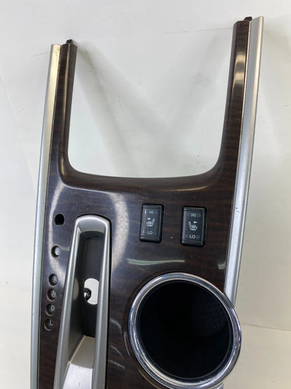 2013-2016 NISSAN PATHFINDER CENTER CONSOLE FLOOR SHIFT SHIFTER BEZEL CUP HOLDER