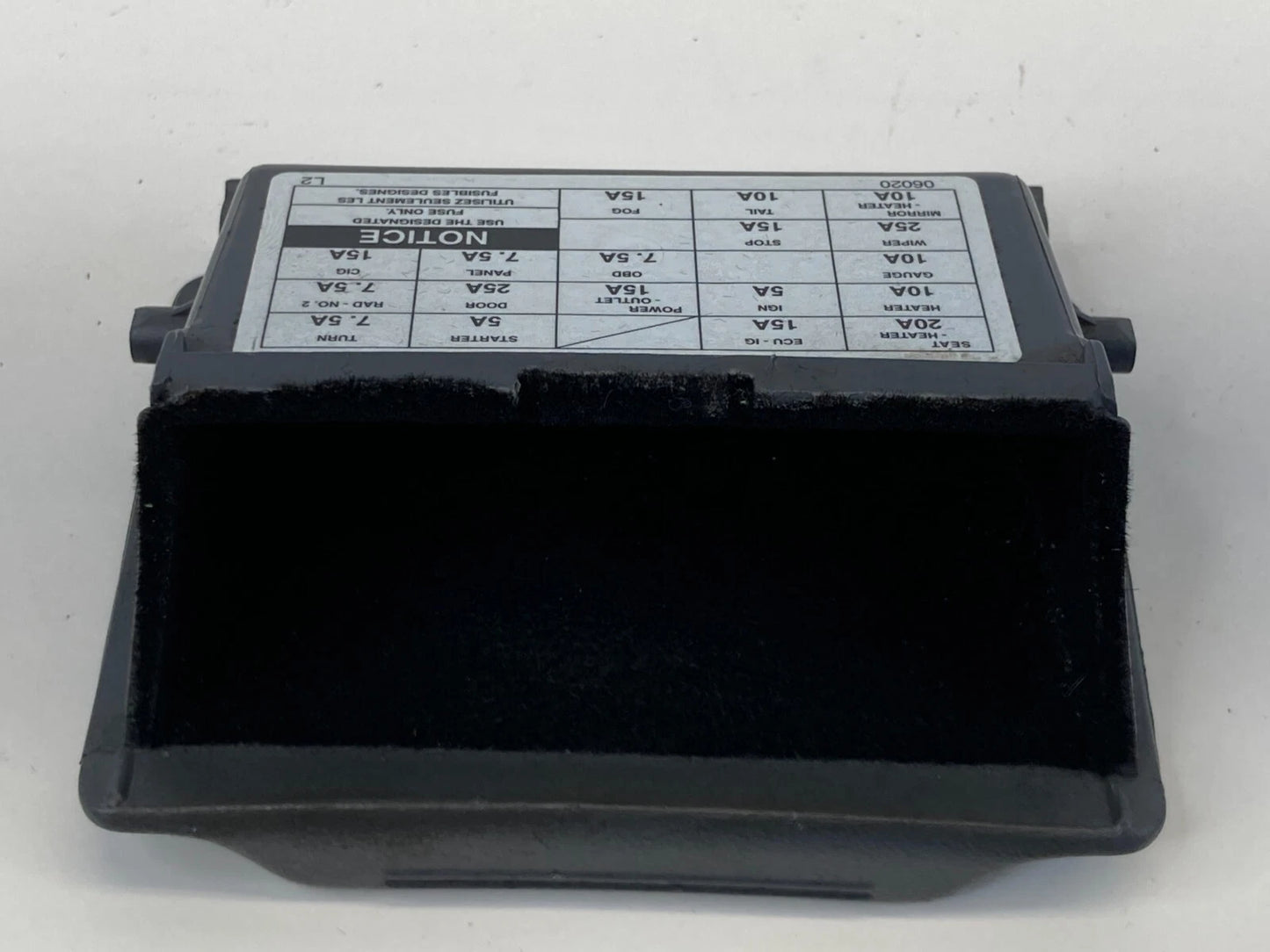 1997-2001 TOYOTA CAMRY DASH STORAGE COIN POCKET FUSE ACCESS COVER 55455AA010 OEM