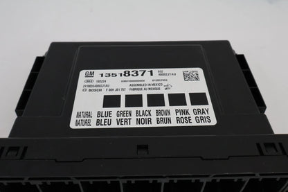 2017-2019 CHEVROLET CRUZE 1.4L BODY CONTROL MODULE COMPUTER BCM BCU 13518371