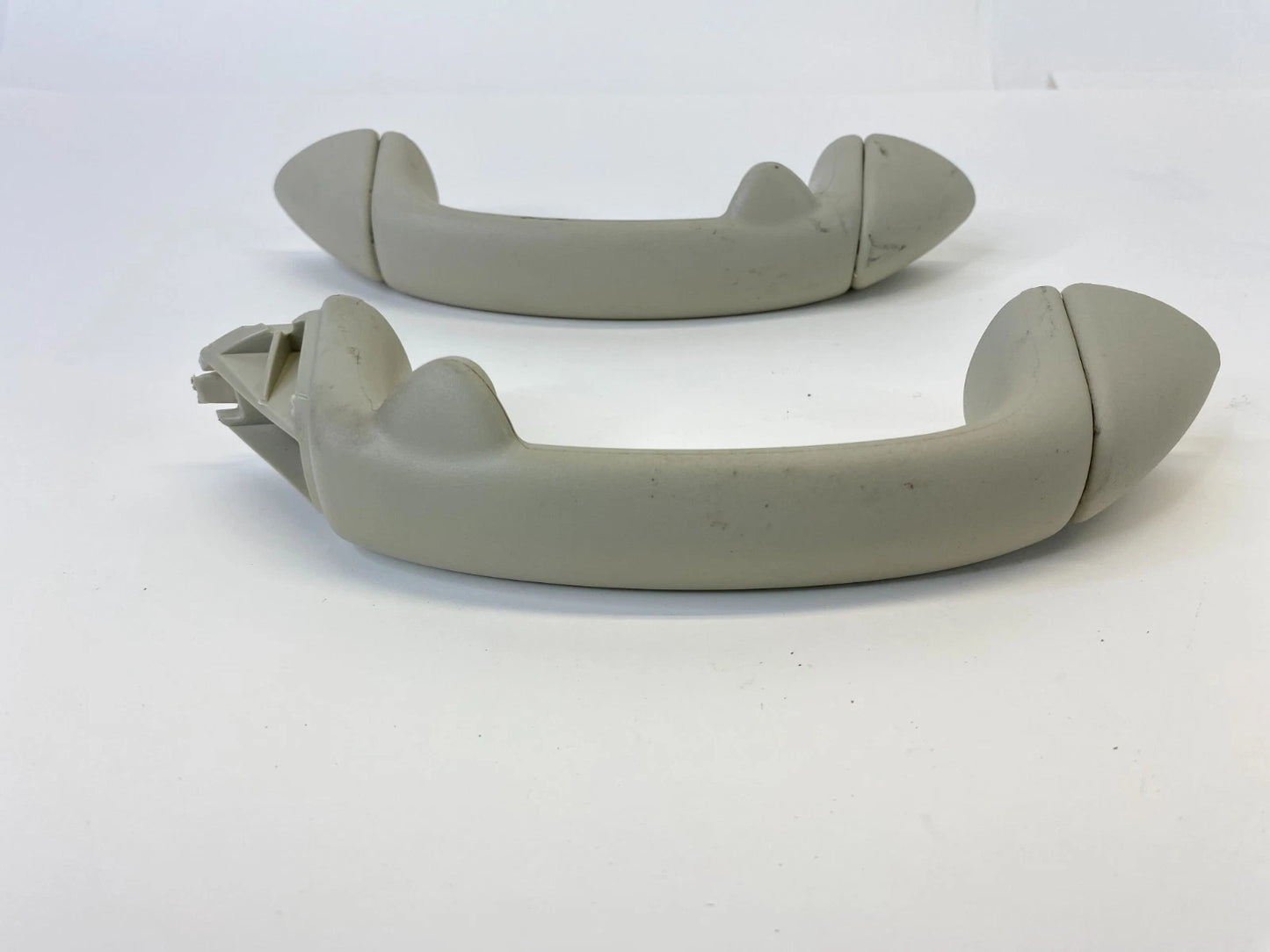 07-14 MINI COOPER INTERIOR ROOF GRAB HANDLES GREY SET LEFT RIGHT DRIVER PASS OEM