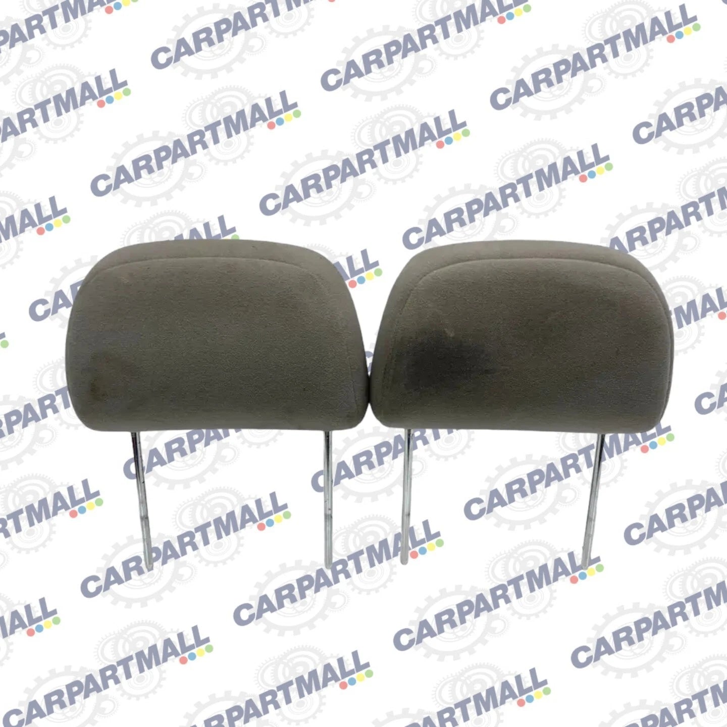 2000-2005 CHEVROLET IMPALA FRONT SEAT HEADREST LEFT & RIGHT HEAD REST CLOTH GRAY