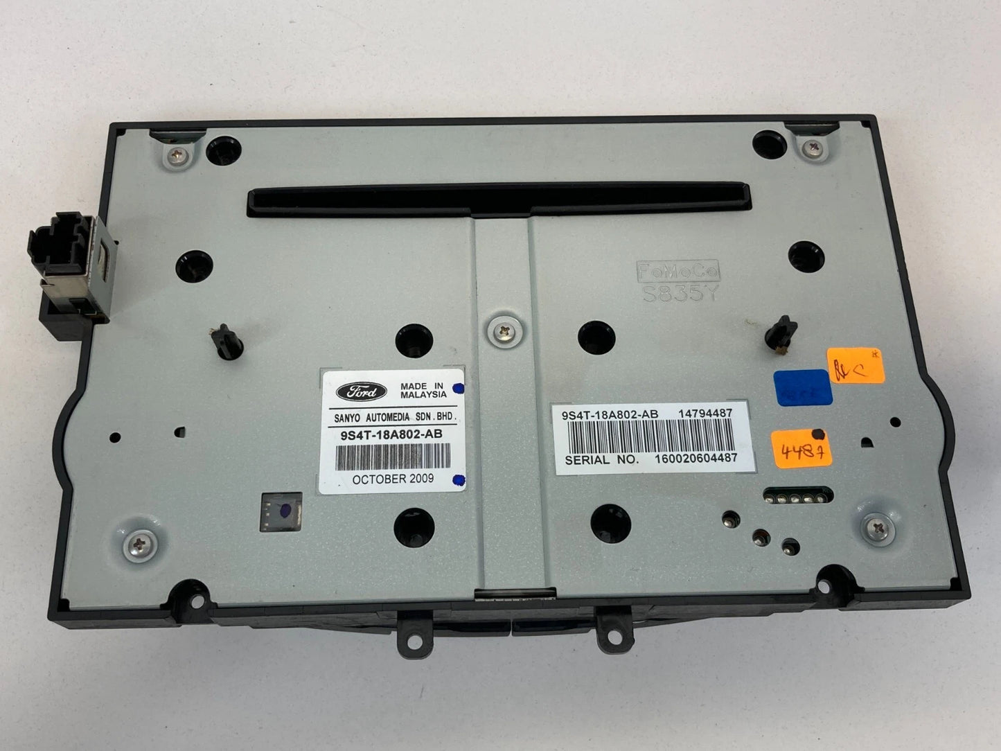 2009 2010 2011 Ford Focus AM FM Radio Control Panel Face Plate 9S4T-18A802-AB