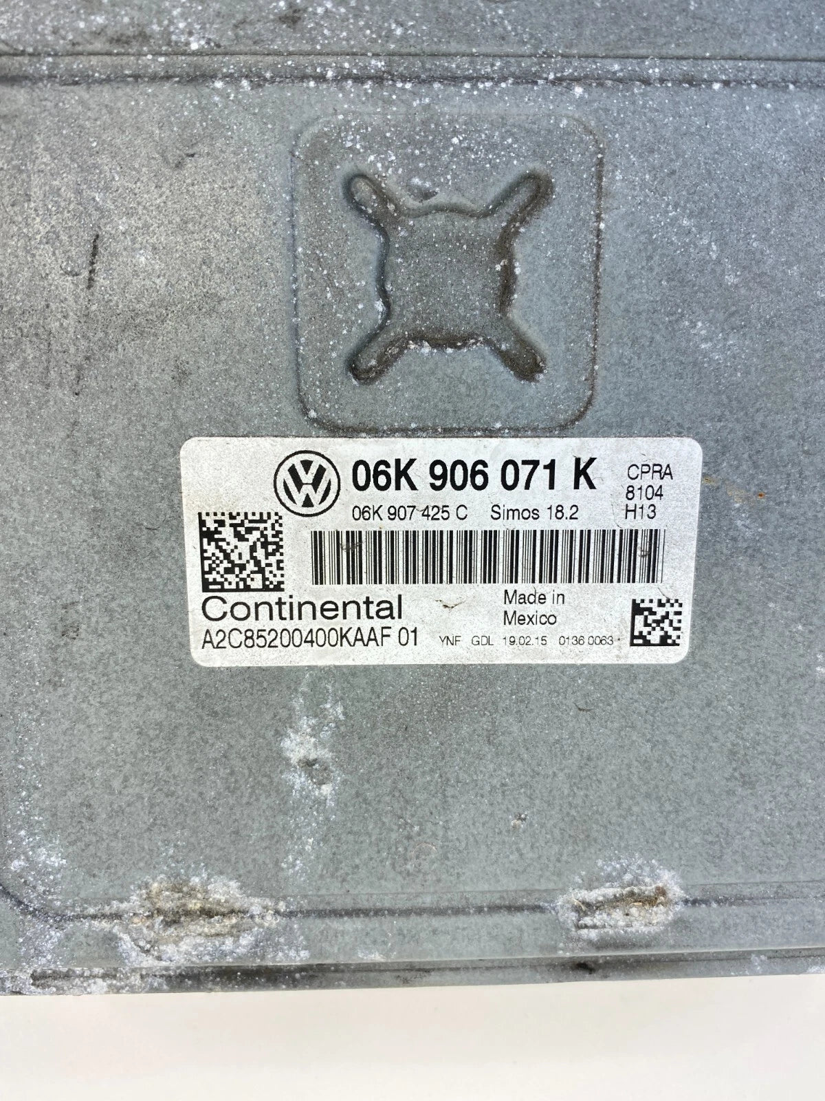 14 15 VOLKSWAGEN PASSAT 1.8L AT ENGINE COMPUTER CONTROL MODULE 06K906071K OEM