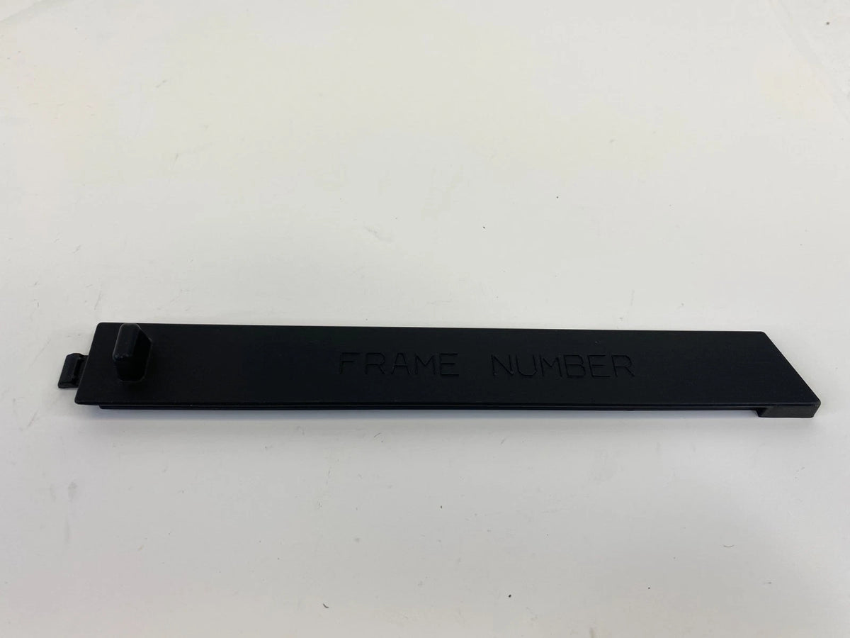 2009-2013 HONDA FIT LID FRAME NUMBER COVER TRIM BEZEL 74200-TF0-00 OEM
