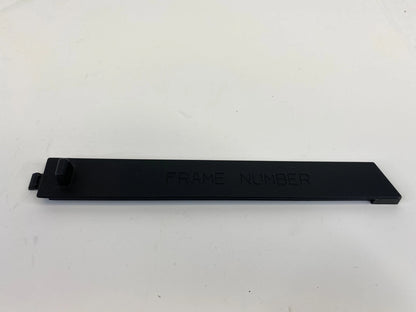 2009-2013 HONDA FIT LID FRAME NUMBER COVER TRIM BEZEL 74200-TF0-00 OEM