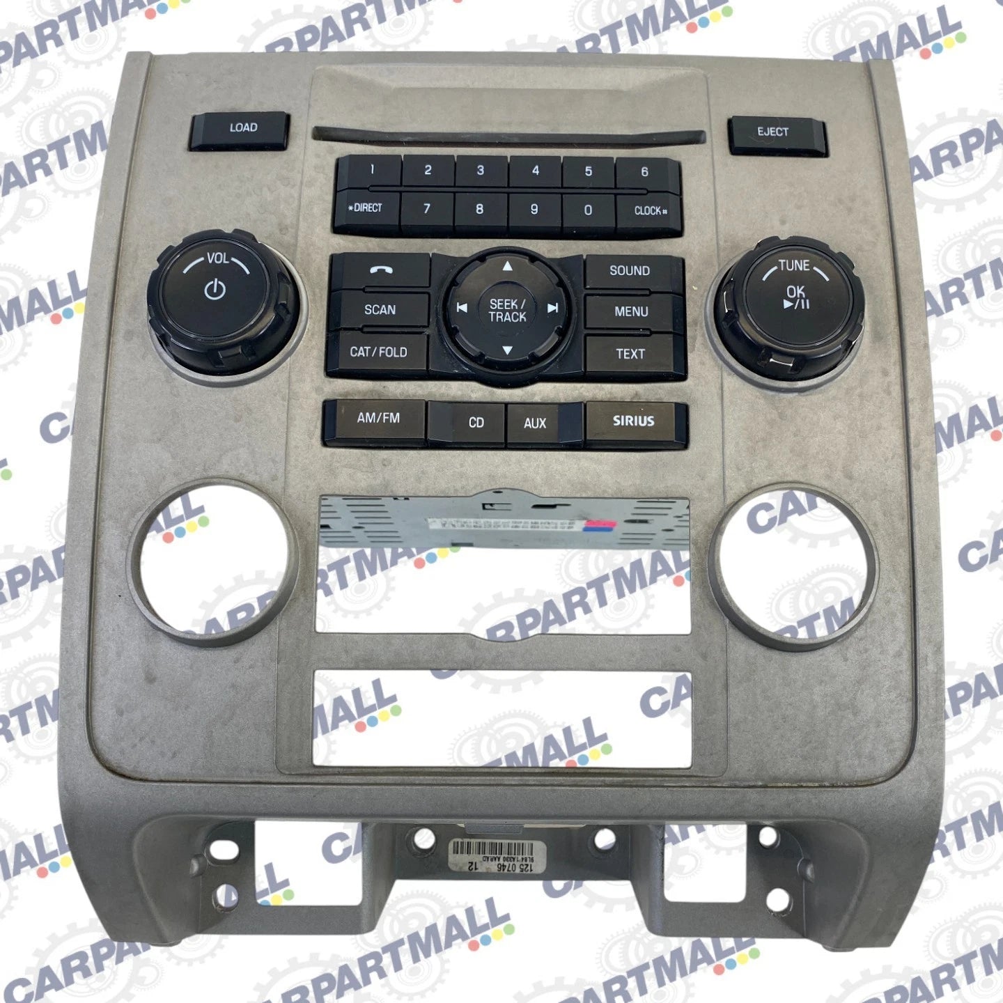 2009-2012 FORD ESCAPE MERCURY RADIO STEREO CD PLAYER CONTROL FACE PANEL PLATE