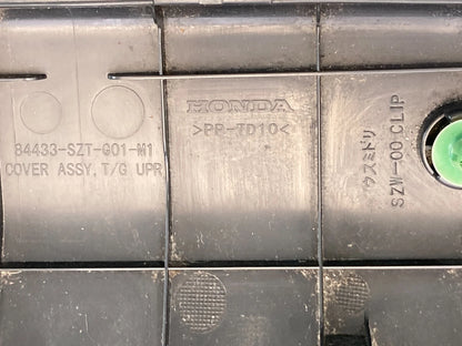 2011-2016 HONDA CR-Z TRUNK TAILGATE UPPER GARNISH MOLDING 84433-SZT-G01-M1 OEM