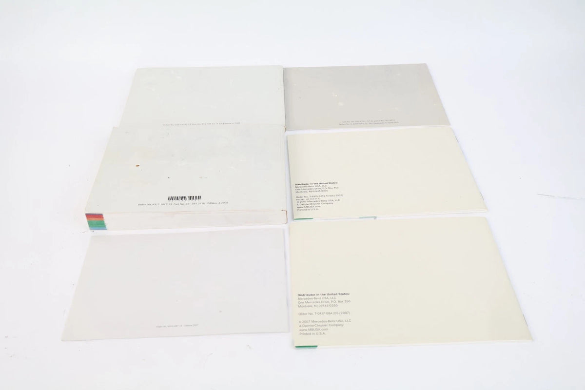 2008 MERCEDES-BENZ R-350 4MATIC SPORT WAGON OWNER'S MANUAL WARRANTY GUIDE SET