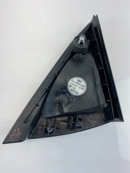 07-10 HYUNDAI ELANTRA FRONT LEFT DOOR MIRROR COVER CORNER TRIM BEZEL 87650-2H020