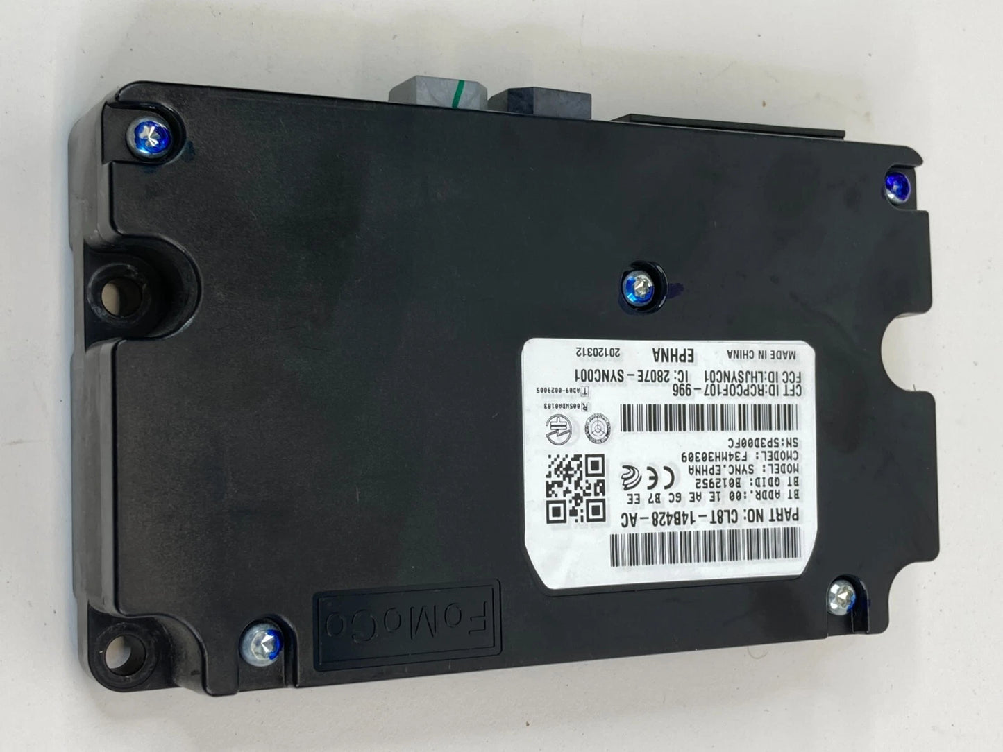 2012 FORD ESCAPE 2.5L L4 COMMUNICATION CONTROL MODULE CL8T-14B428-AC OEM