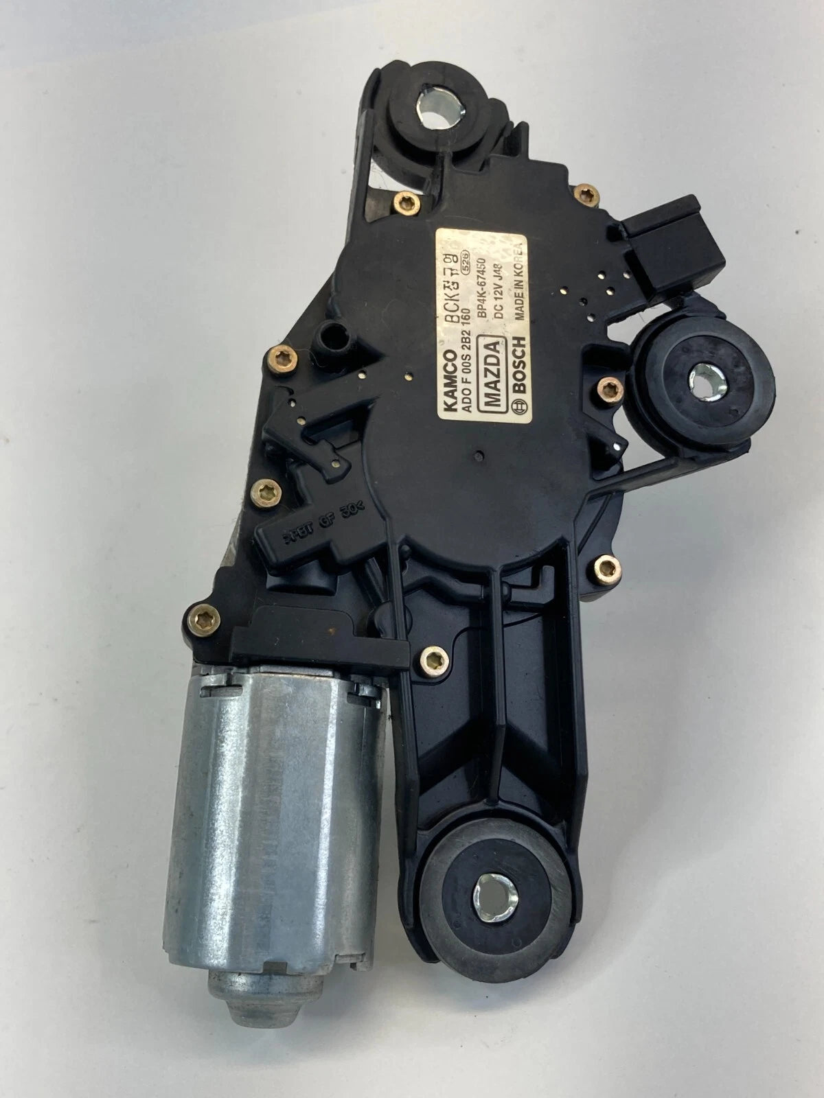 2004-2009 MAZDA 3 HATCHBACK REAR WINDSHIELD WIPER MOTOR ASSEMBLY BP4K67450 OEM