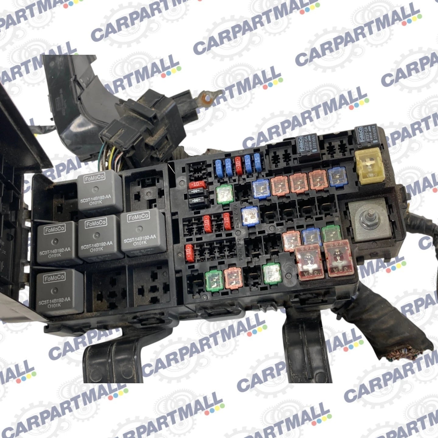 10-12 FORD FUSION 2.5L ENGINE COMPARTMENT FUSE RELAY JUNCTION BOX 6E5T14A003 OEM