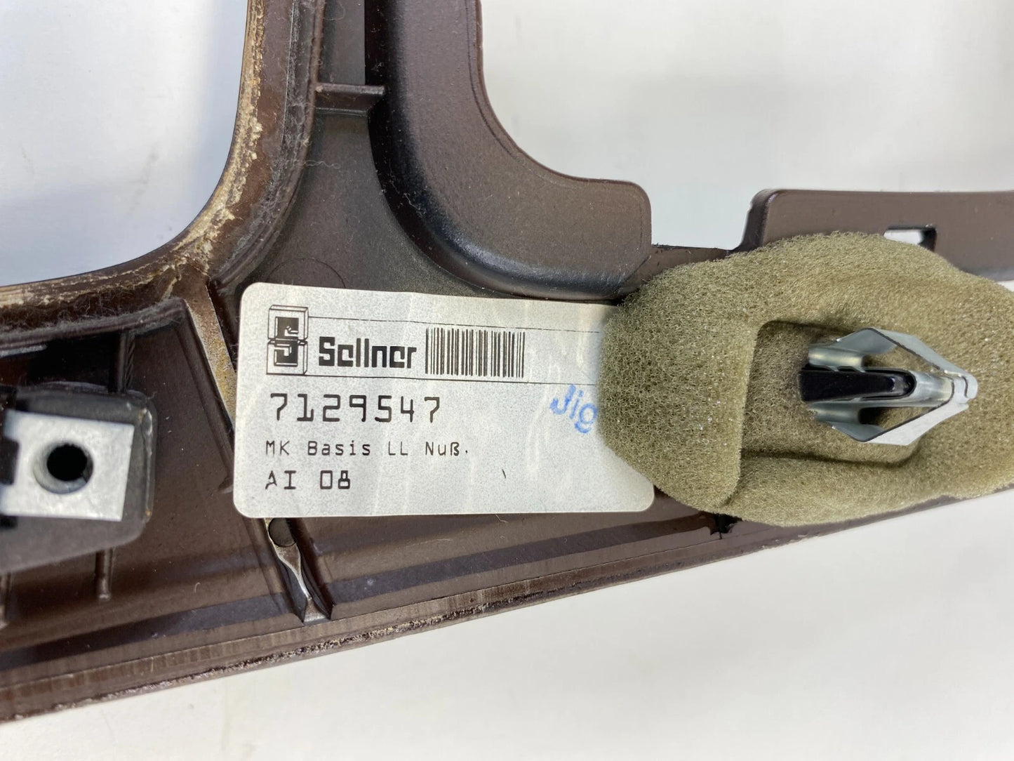 2006 06 BMW 3-SERIES 330I CENTER CONSOLE SHIFTER TRIM PANEL BEZEL 7129547 OEM