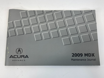 2009 Acura MDX Owners Manual Warranty Information Maintenance Guide Set w/ Case