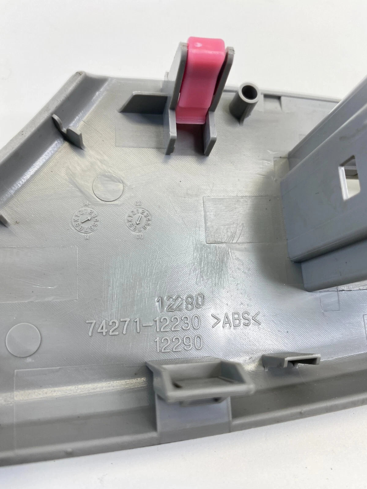 2009-2013 TOYOTA COROLLA REAR RIGHT SIDE DOOR WINDOW SWITCH BEZEL 74271-12230