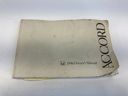 1996 96 HONDA ACCORD SEDAN OWNER'S MANUAL BOOK SET OEM