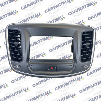 15-17 Chrysler 200 Dash Radio Bezel Trim w/ Air Vent & Hazard Switch 68160143AA