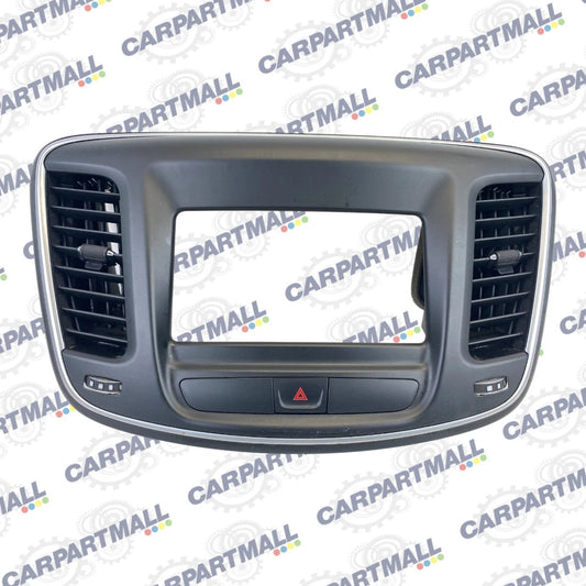 15-17 Chrysler 200 Dash Radio Bezel Trim w/ Air Vent & Hazard Switch 68160143AA