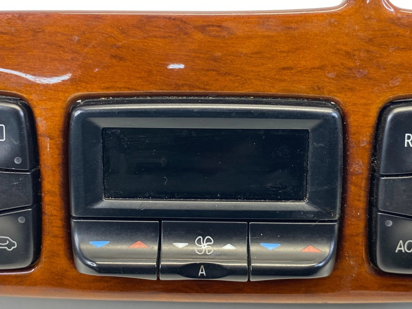 2000-2006 MERCEDES-BENZ S430 CENTER DASH RADIO BEZEL W/ HVAC CLIMATE CONTROL