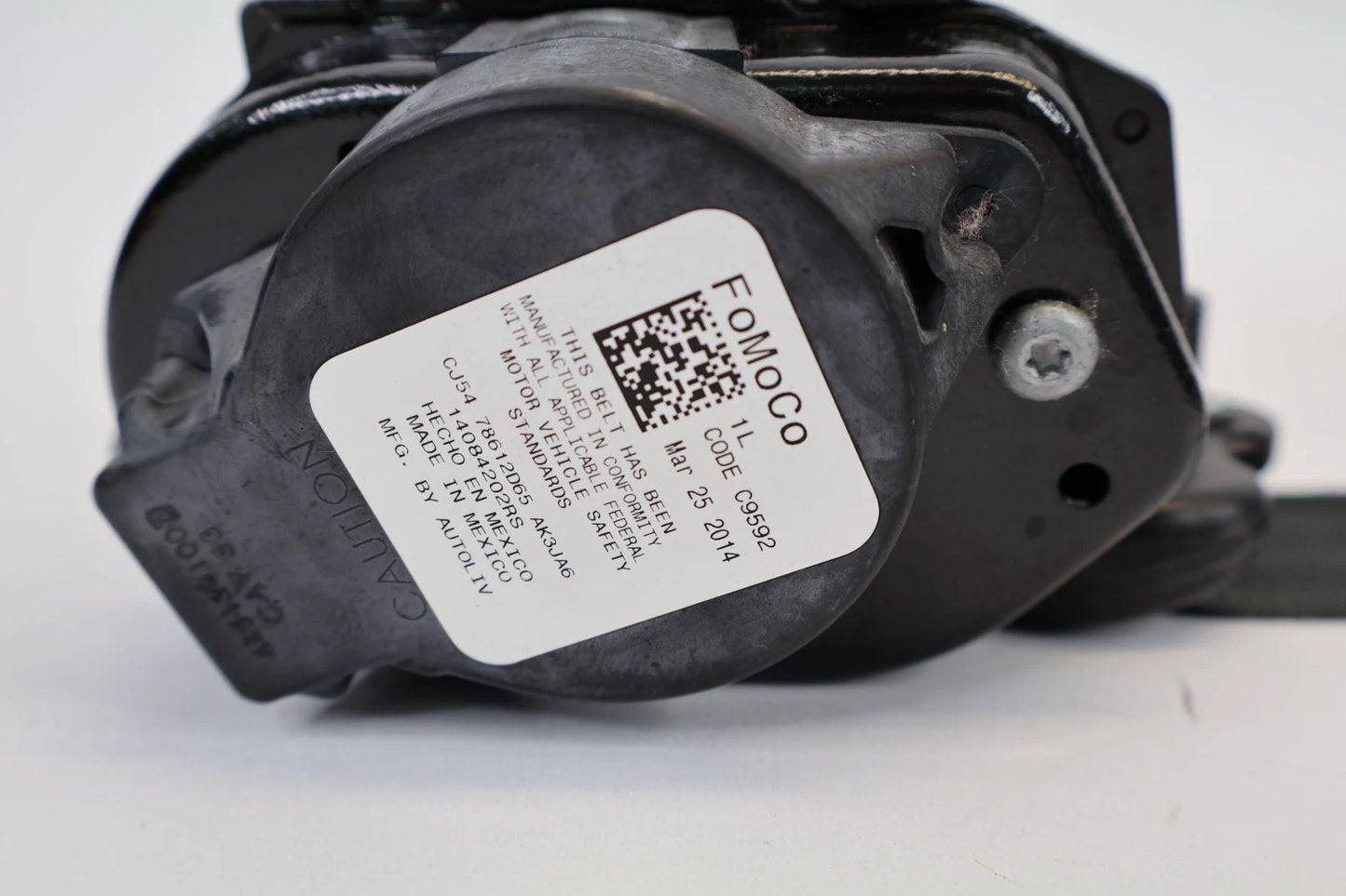 2013-2017 FORD ESCAPE FRONT LEFT DRIVER SEAT BELT RETRACTOR CJ54-78612D65-AK3JA6